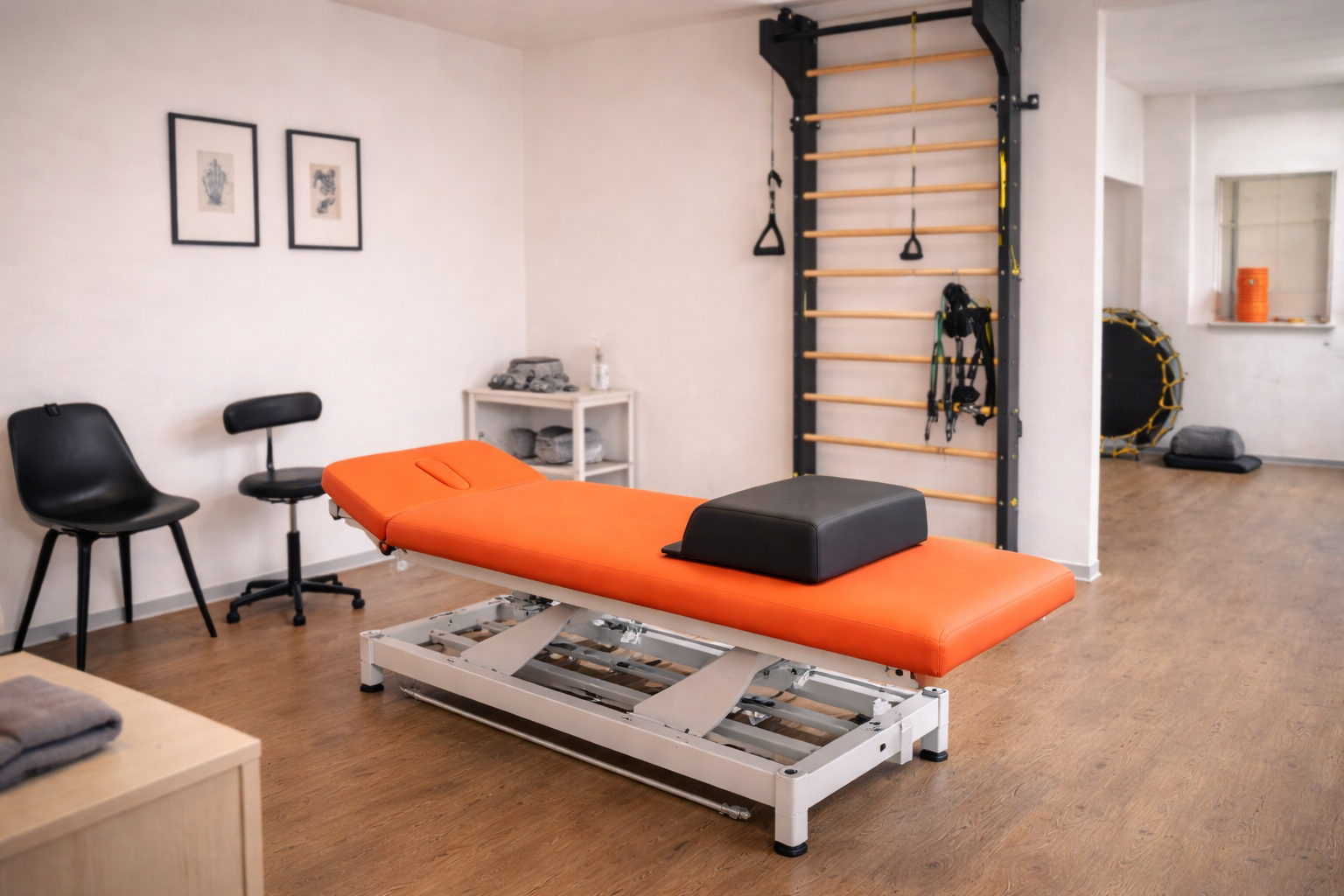 Behandlungsraum der Physiotherapie HAO